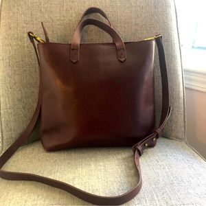 ⭐️ Madewell Leather Zip Top Transport Crossbody⭐️